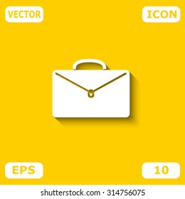 Briefcase vector icon.