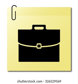 briefcase - vector icon