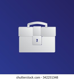 Briefcase vector icon