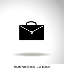 Briefcase vector icon.