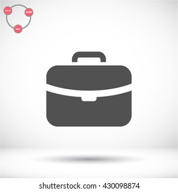 Briefcase  vector icon