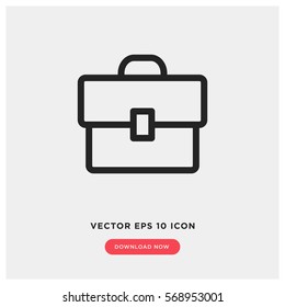 Briefcase vector icon