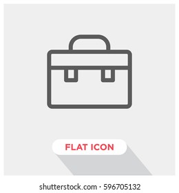 Briefcase vector icon