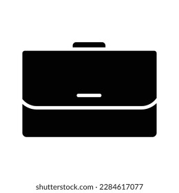 Briefcase vector icon. Bag,portfolio symbol. Flat vector sign isolated on white background. Simple vector illustration for graphic and web design.