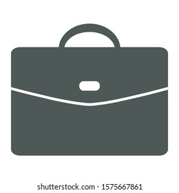 Briefcase vector icon, Business Bag vector icon.