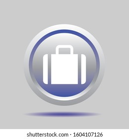 Briefcase vector icon, Business concept