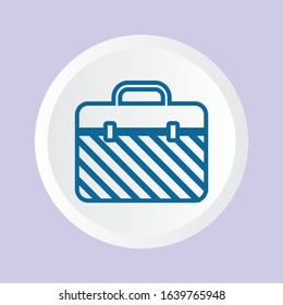 briefcase vector icon Business concept Case icon Portfolio illustration