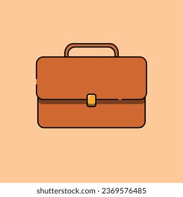 Briefcase Vector Icon for Business and Finance - High-Quality Flat Iconography