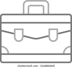 Briefcase vector icon. Can be used for printing, mobile and web applications.