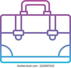 Briefcase vector icon. Can be used for printing, mobile and web applications.