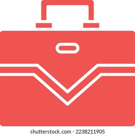 Briefcase vector icon. Can be used for printing, mobile and web applications.