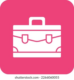 Briefcase vector icon. Can be used for printing, mobile and web applications.