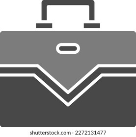 Briefcase vector icon. Can be used for printing, mobile and web applications.