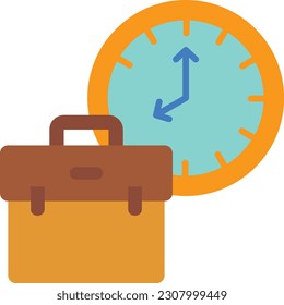 Icono de vector de maletín. Se puede usar para imprimir, móviles y aplicaciones web.