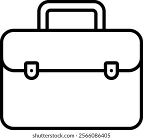 Briefcase vector icon. Can be used for printing, mobile and web applications.