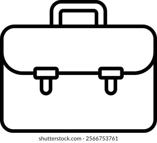 Briefcase vector icon. Can be used for printing, mobile and web applications.