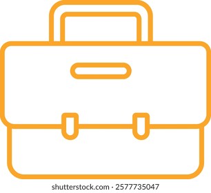 Briefcase vector icon. Can be used for printing, mobile and web applications.