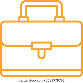 Briefcase vector icon. Can be used for printing, mobile and web applications.