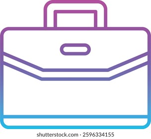 Briefcase vector icon. Can be used for printing, mobile and web applications.