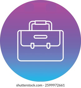 Briefcase vector icon. Can be used for printing, mobile and web applications.