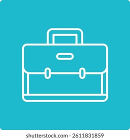 Briefcase vector icon. Can be used for printing, mobile and web applications.