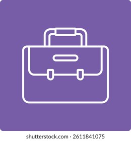 Briefcase vector icon. Can be used for printing, mobile and web applications.