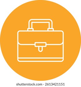 Briefcase vector icon. Can be used for printing, mobile and web applications.