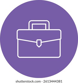 Briefcase vector icon. Can be used for printing, mobile and web applications.