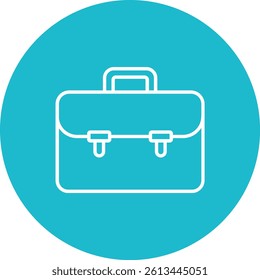 Briefcase vector icon. Can be used for printing, mobile and web applications.