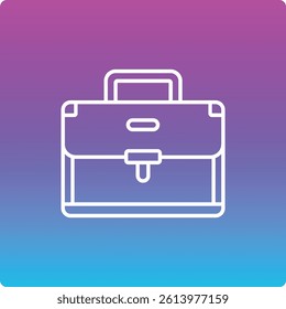 Briefcase vector icon. Can be used for printing, mobile and web applications.