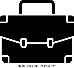 Briefcase vector icon. Can be used for printing, mobile and web applications.
