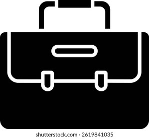 Briefcase vector icon. Can be used for printing, mobile and web applications.