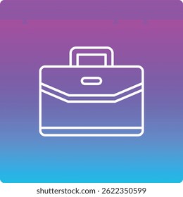Icono de Vector de maletín. Se puede utilizar para aplicaciones de impresión, móviles y de Web.