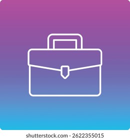 Briefcase vector icon. Can be used for printing, mobile and web applications.