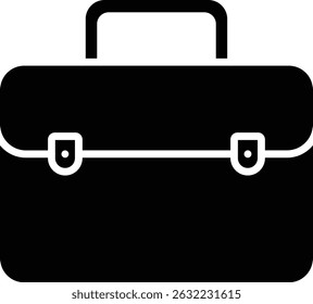 Briefcase vector icon. Can be used for printing, mobile and web applications.
