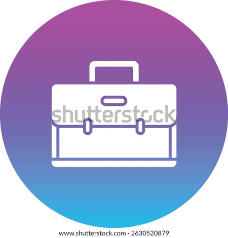 Briefcase vector icon. Can be used for printing, mobile and web applications.
