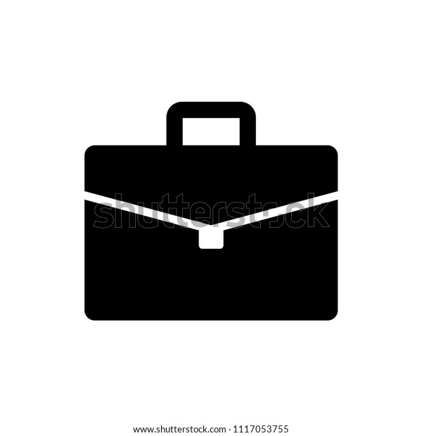 Briefcase Vector Icon Case Symbol Simple Stock Vector (Royalty Free ...