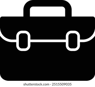 Ilustración de diseño de icono de Vector de maletín