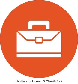 Ilustración de diseño de icono de Vector de maletín