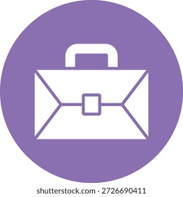 Ilustración de diseño de icono de Vector de maletín