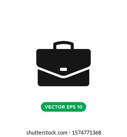 briefcase vector icon design template