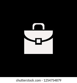 briefcase vector icon. flat briefcase design. briefcase illustration for graphic 
