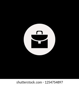 briefcase vector icon. flat briefcase design. briefcase illustration for graphic 