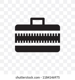 Briefcase vector icon isolated on transparent background, Briefcase logo concept