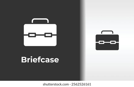 Briefcase Vector, Icon Or Logo Sign Isolated Symbol Illustration