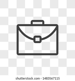 Briefcase vector icon in modern design style for web site and mobile app