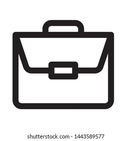 Briefcase vector icon modern and simple flat symbol for web site