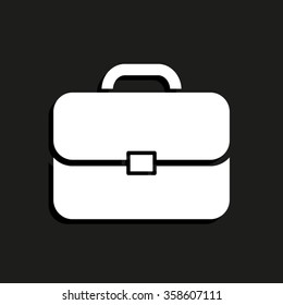 Briefcase -  vector icon with shadow