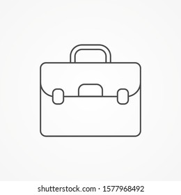 Briefcase vector icon sign symbol
