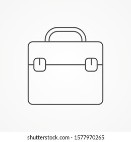 Briefcase vector icon sign symbol